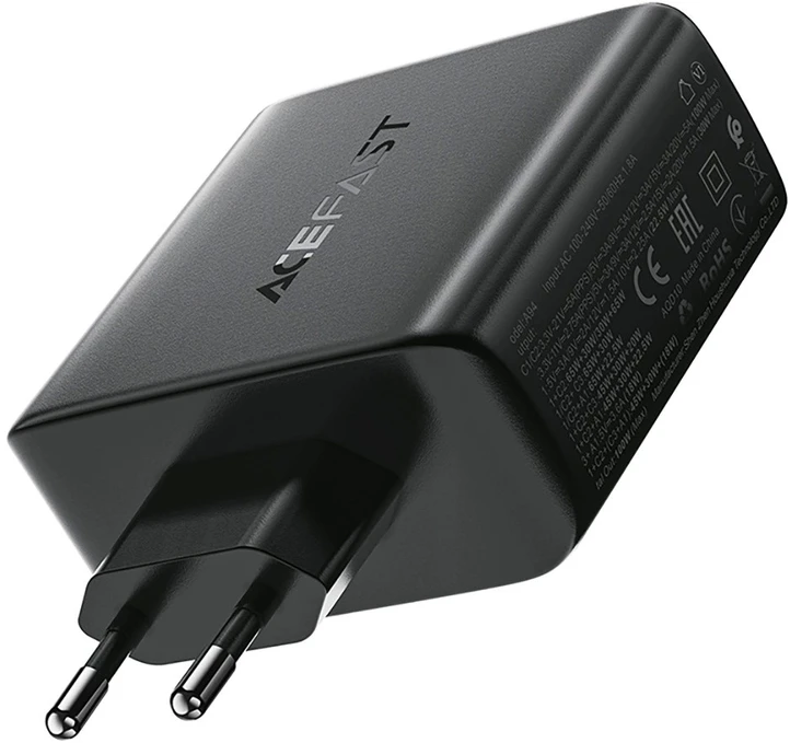 Įkroviklis Acefast A94 100W GaN 3xUSB-C/USB-A juodas