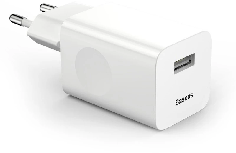 Charger Baseus CCALL-BX02 (USB 3.0, baltos spalvos)