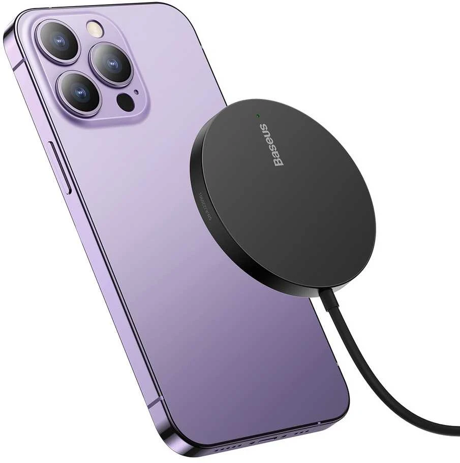 Baseus Simple Mini3 magnetinis belaidis įkroviklis 15 W (Bla