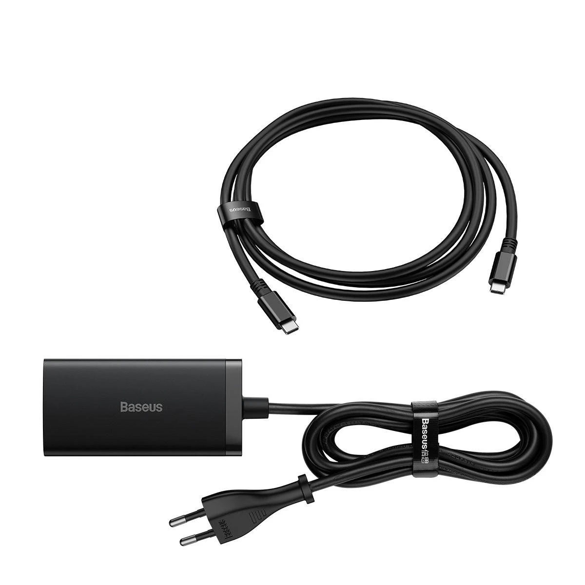 Baseus GaN5 Pro sieninis įkroviklis 2xUSB-C + USB + HDMI, 67 W (juodas)