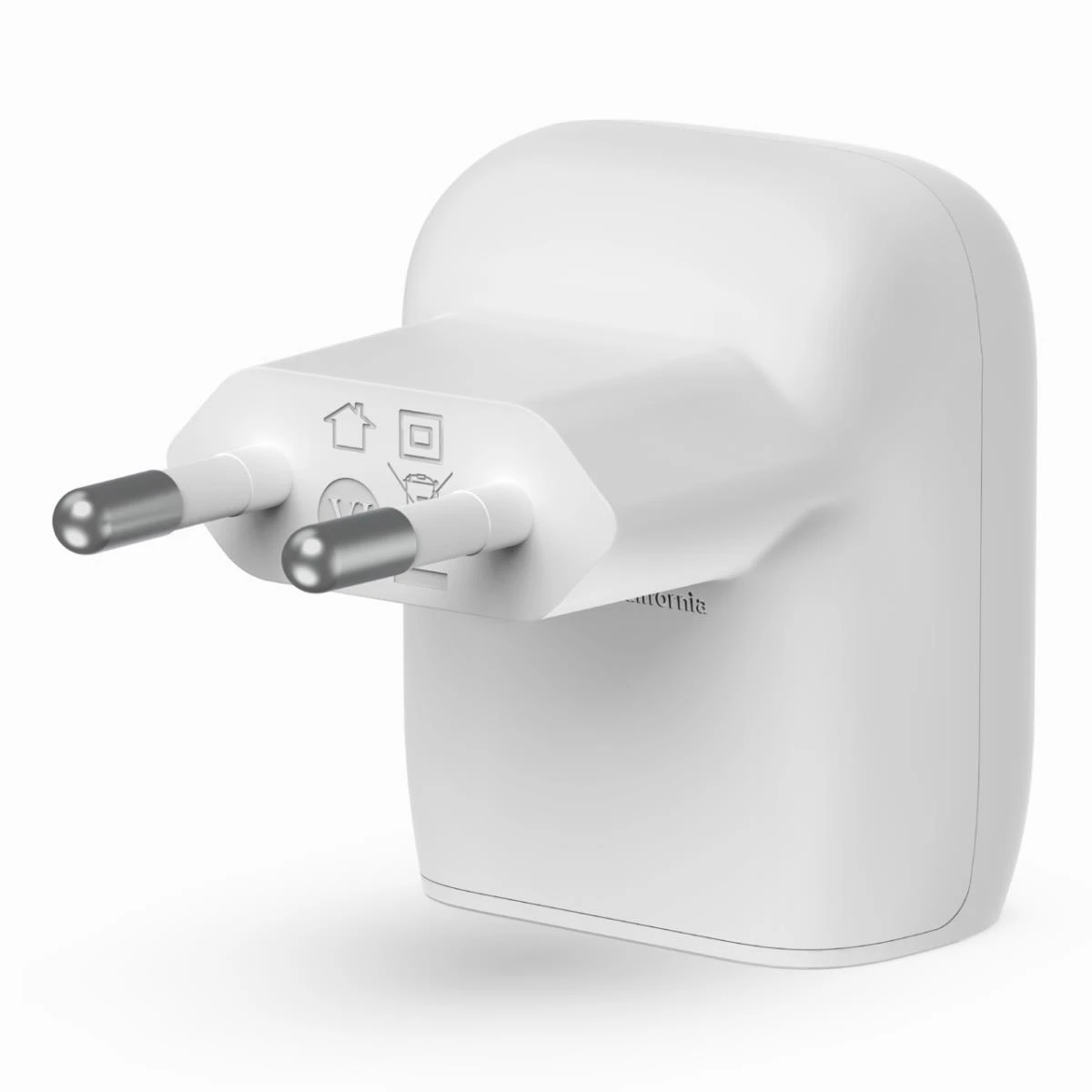 Įkroviklis buitinis Belkin Boost Charge 20W USB-C PD + USB-C to Lightning kabelis baltas