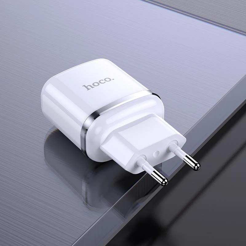 Įkroviklis Hoco N4 12W 2xUSB-A baltas