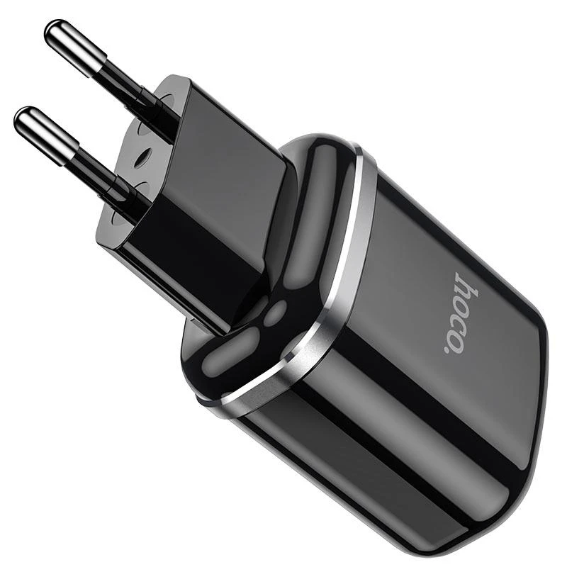 Usams Įkroviklis Hoco N4 12W 2xUSB-A juodas