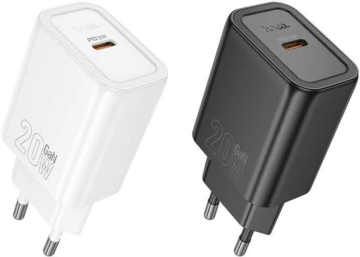 Įkroviklis Hoco N60 20W GaN USB-C baltas
