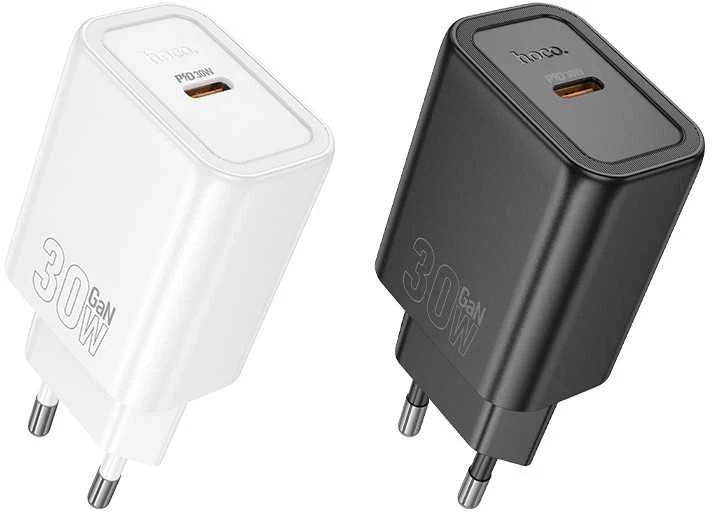 Įkroviklis Hoco N62 30W GaN USB-C baltas