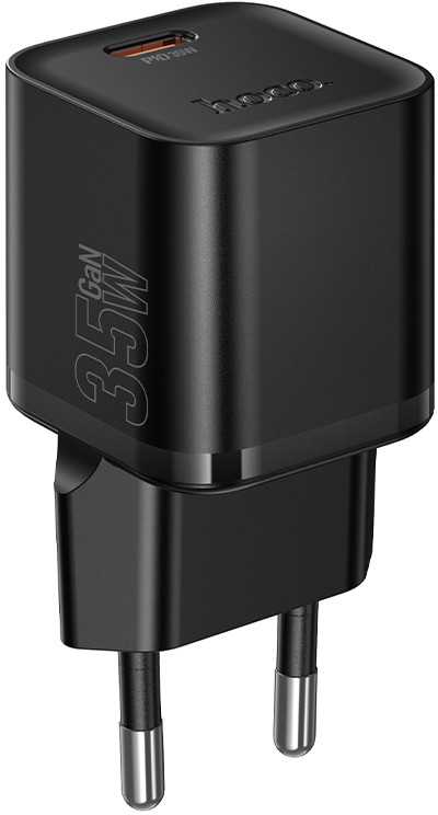 Įkroviklis Hoco N66 35W GaN USB-C juodas