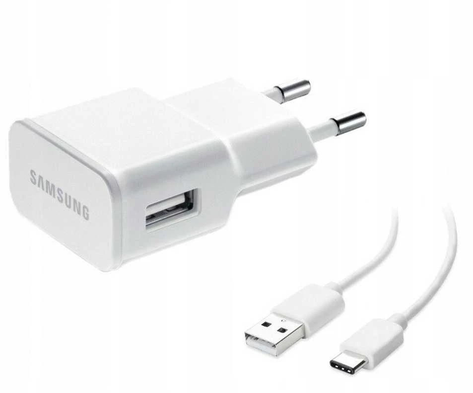 Įkroviklis Samsung EP-TA200NWE 15W + Type-C kabelis baltas