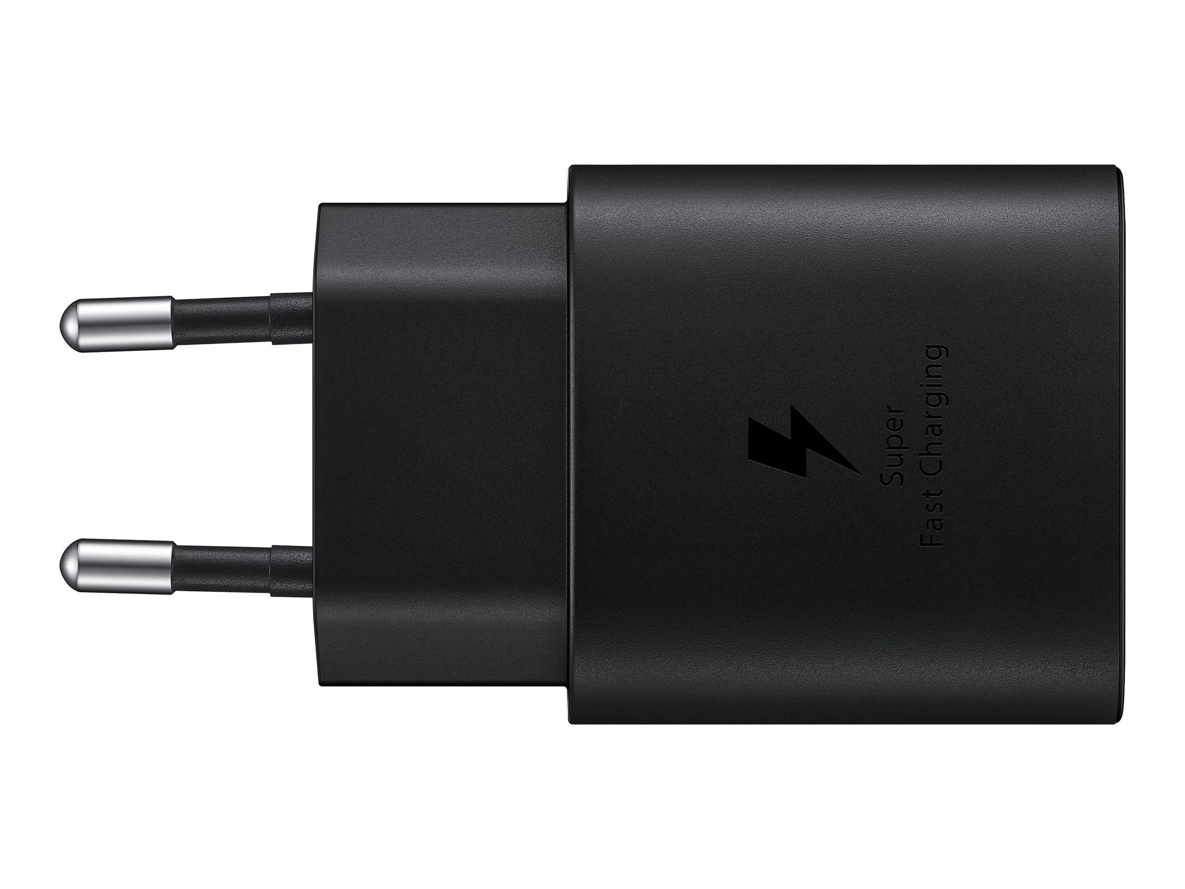 TA800NBE Samsung 25W Travel Adapteris (be laido) Juodas (Juodas)
