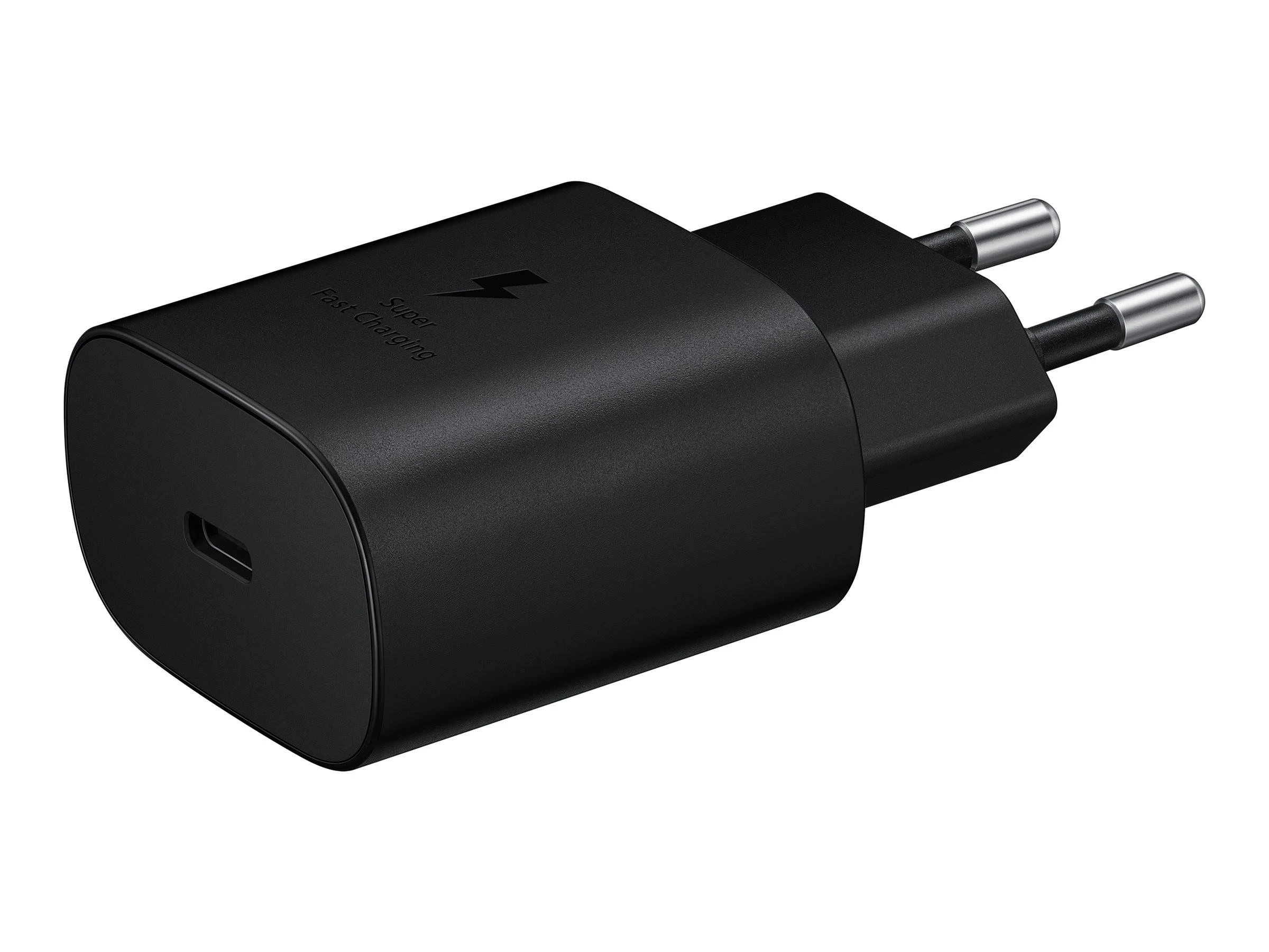 TA800NBE Samsung 25W Travel Adapteris (be laido) Juodas (Juodas)