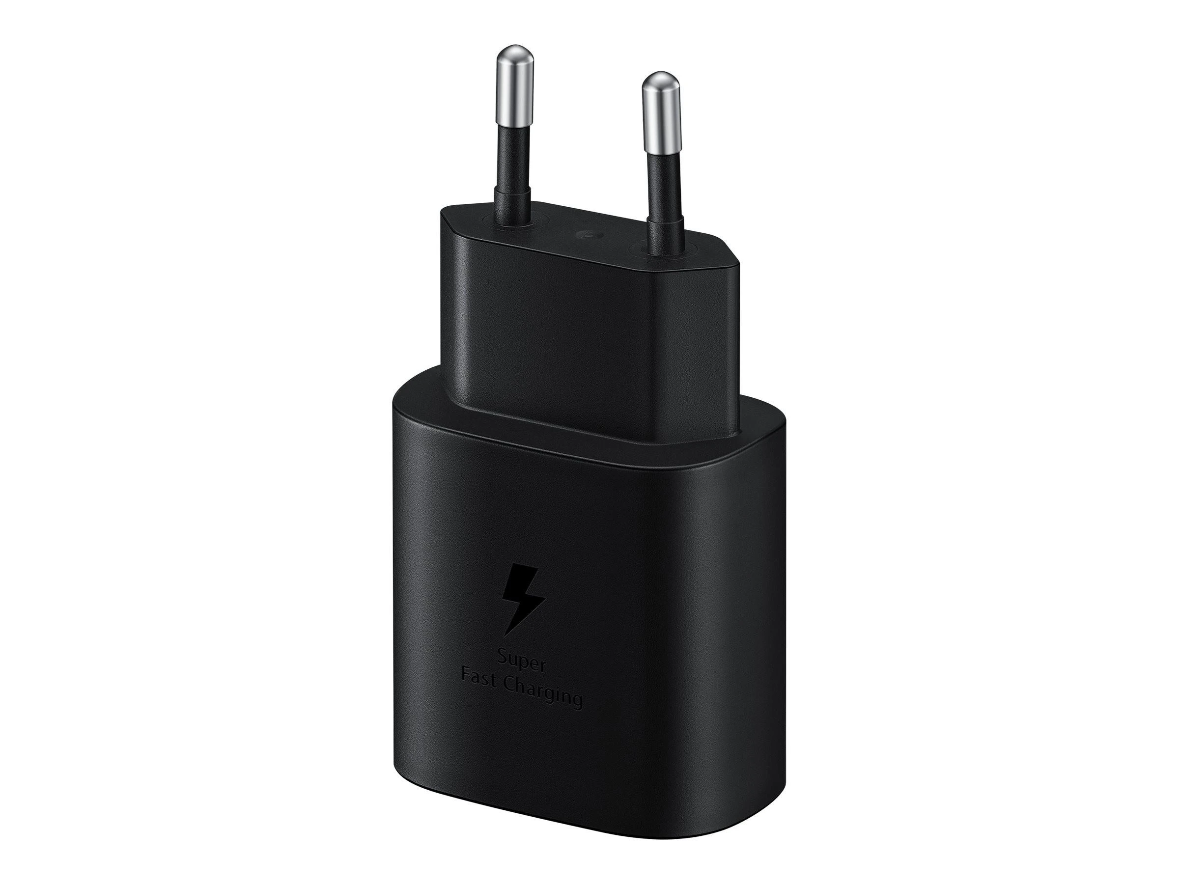 TA800NBE Samsung 25W Travel Adapteris (be laido) Juodas (Juodas)