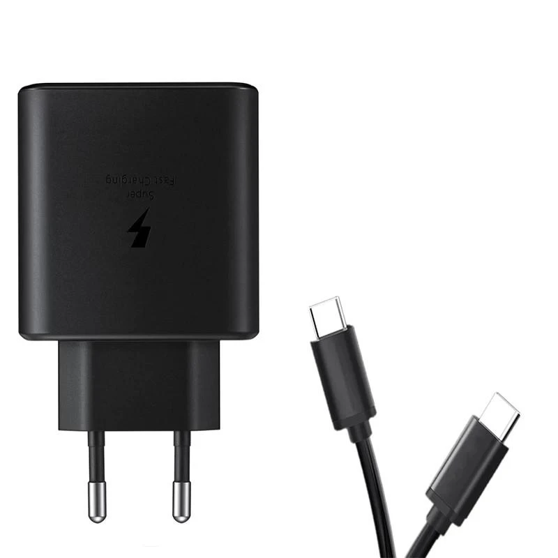 Samsung TA845XBE Travel Greitas įkroviklis Type-C į Type-C, 45W, 1m (Juodas)