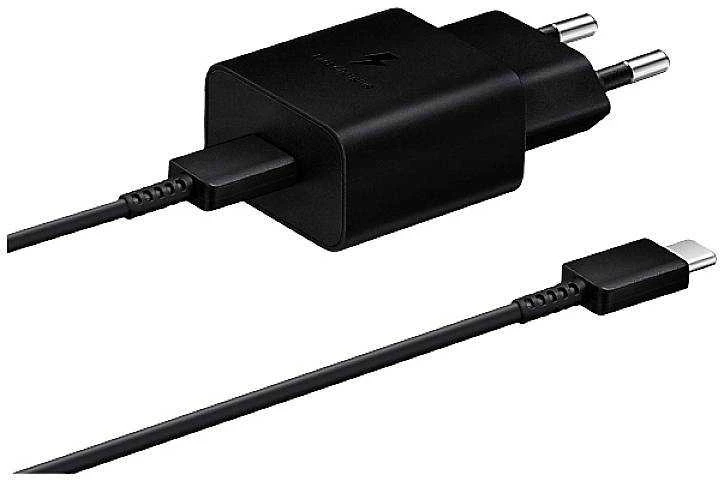 Įkroviklis Samsung EP-T1510XBEGEU 15W + kabelis Type-C 1m juodas
