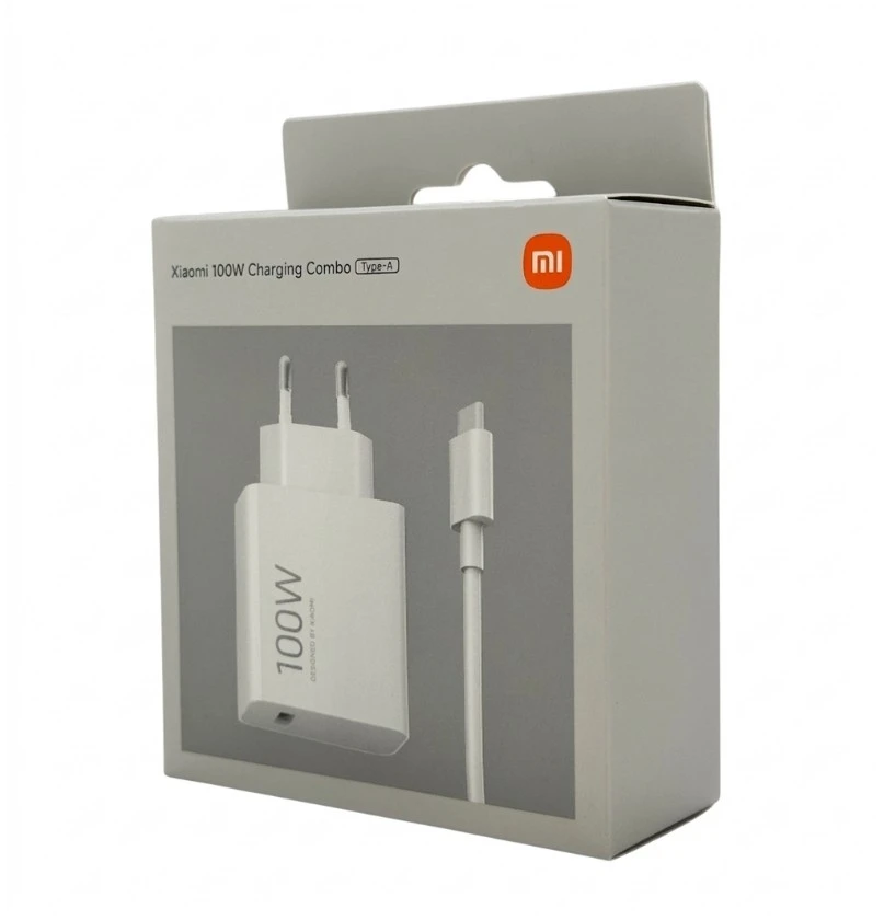 Įkroviklis „Xiaomi“ 100 W įkrovimo rinkinys (A tipo), GaN