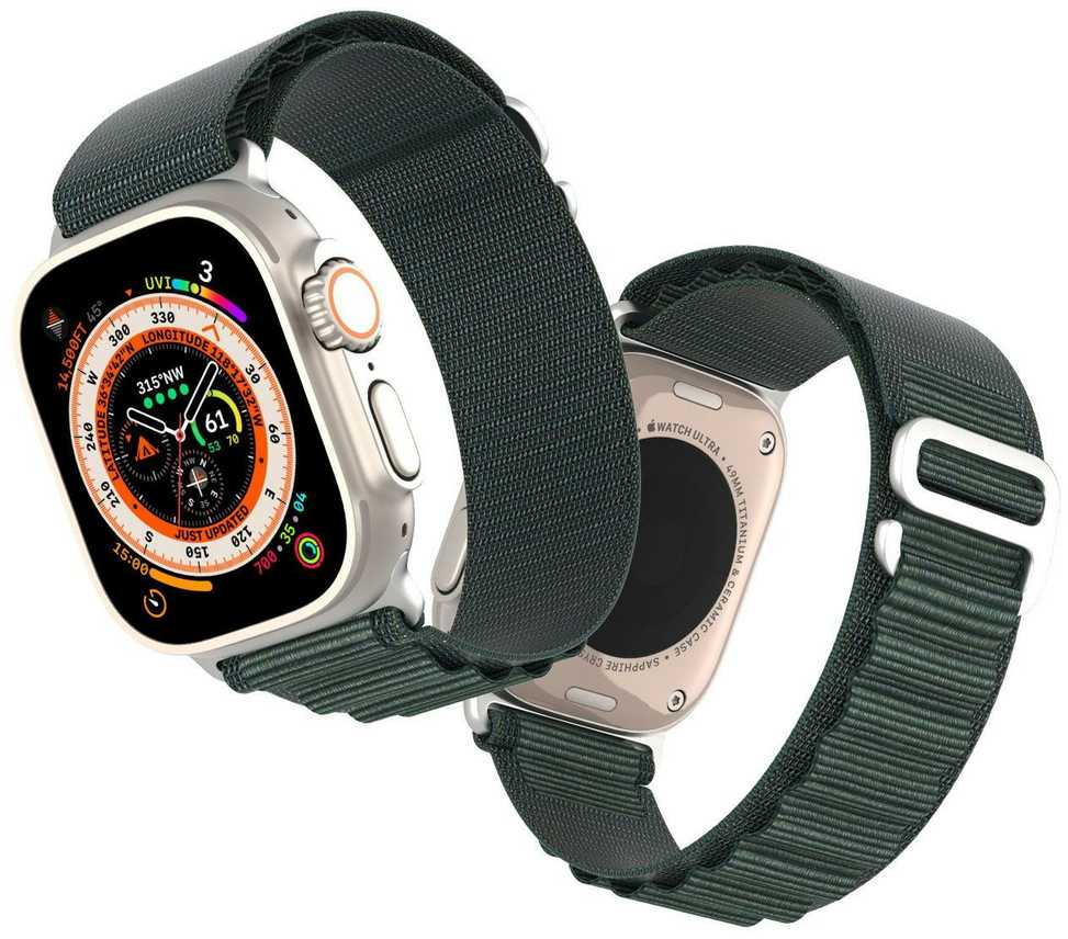Apyrankė Dux Ducis GS Series Apple Watch 42/44/45/49mm Žalias