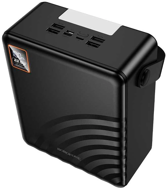 Išorinė baterija Power Bank Borofone BJ85 22.5W+PD20W 100000mAh juoda