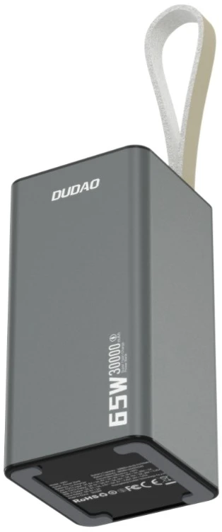 Išorinė baterija Power Bank Dudao K65+ 65W 30000mAh juoda