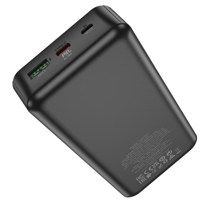 Išorinė baterija Power Bank Hoco J102A PD20W+QC3.0 20000mAh juodas