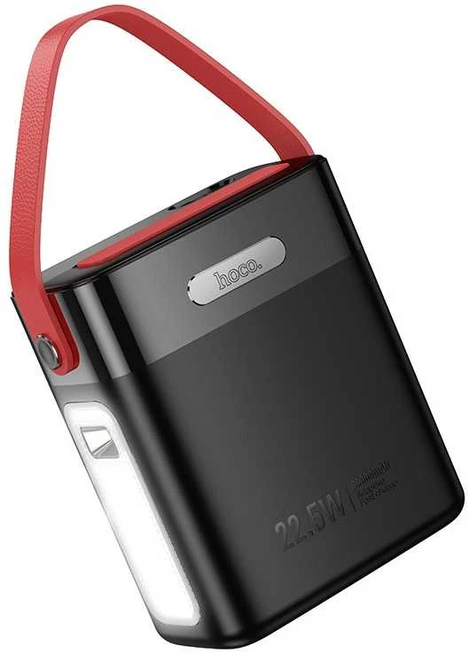Išorinė baterija Power Bank Hoco J143 22.5W+PD20W 80000mAh juoda