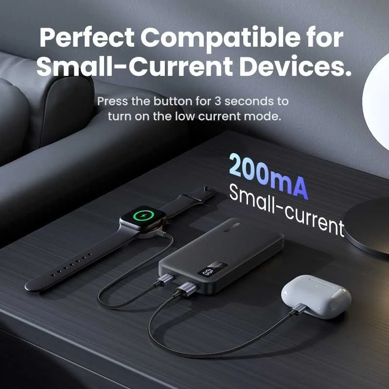 LiPo išorinis akumuliatorius (Powerbank) 10000mAh 22.5W USB-C, USB PB311 UGREEN