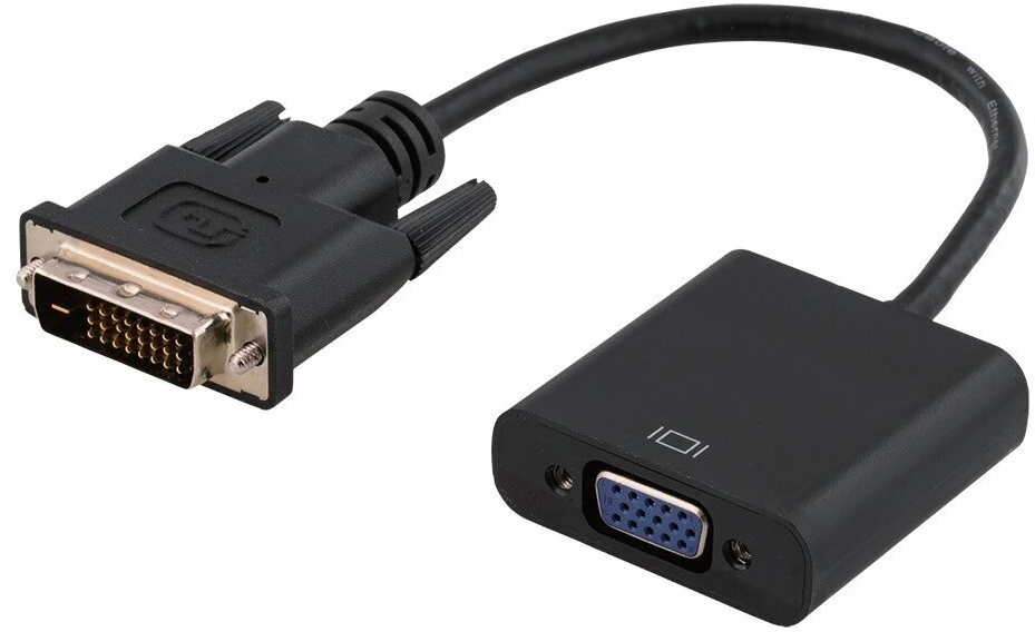 Cables to go Kabelis Riff DVI-D į VGA Full HD 1080p 0.23m