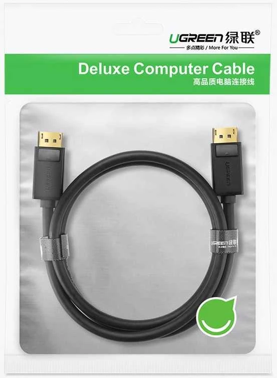 UGREEN DP102 DisplayPort į DisplayPort kabelis 4K 3D 1m - Juodas