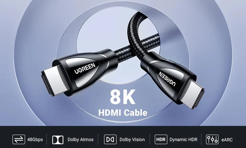 HDMI 2.1 Kabelis UGREEN HD140 8K 60Hz 3m