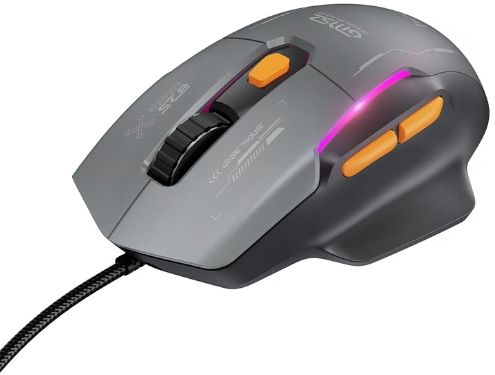 Klaviatūra Laidinė pelė Hoco GM52 RGB Gaming juoda/pilka