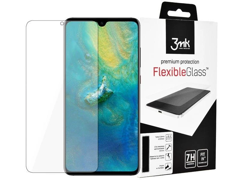 3MK FlexibleGlass skirtas iPhone 12 Mini, hibridinis stiklas, skaidrus, skaidrus ekrano apsauginis sluoksnis