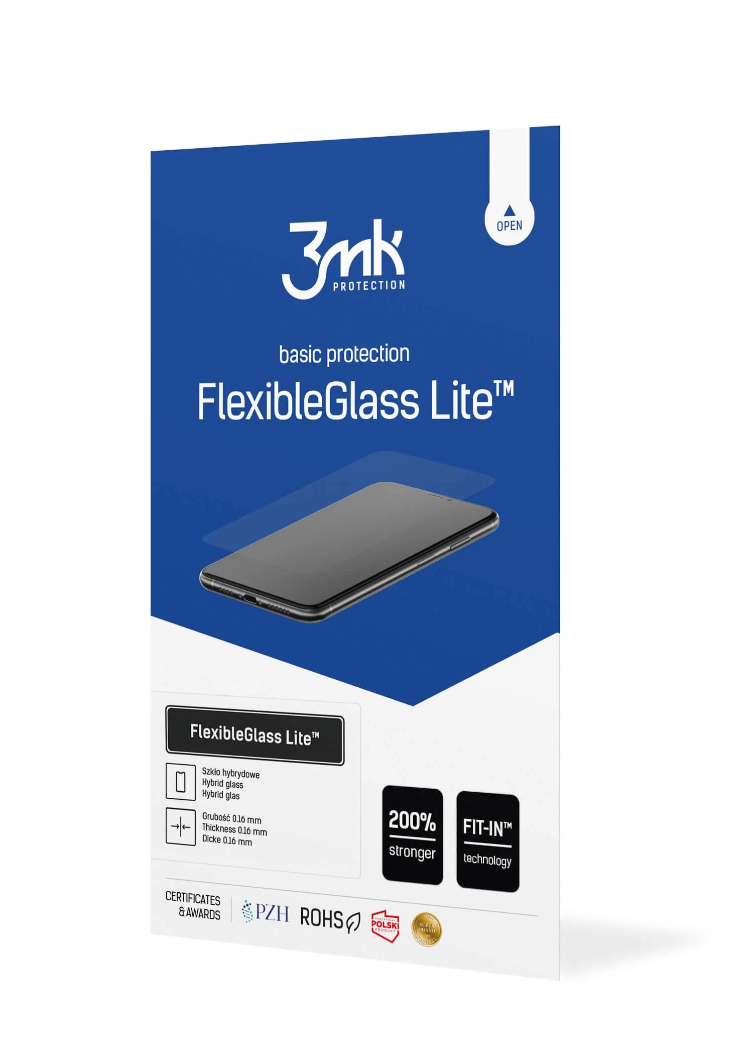 LCD apsauginė plėvelė 3MK Flexible Glass Lite Xiaomi Redmi Note 9