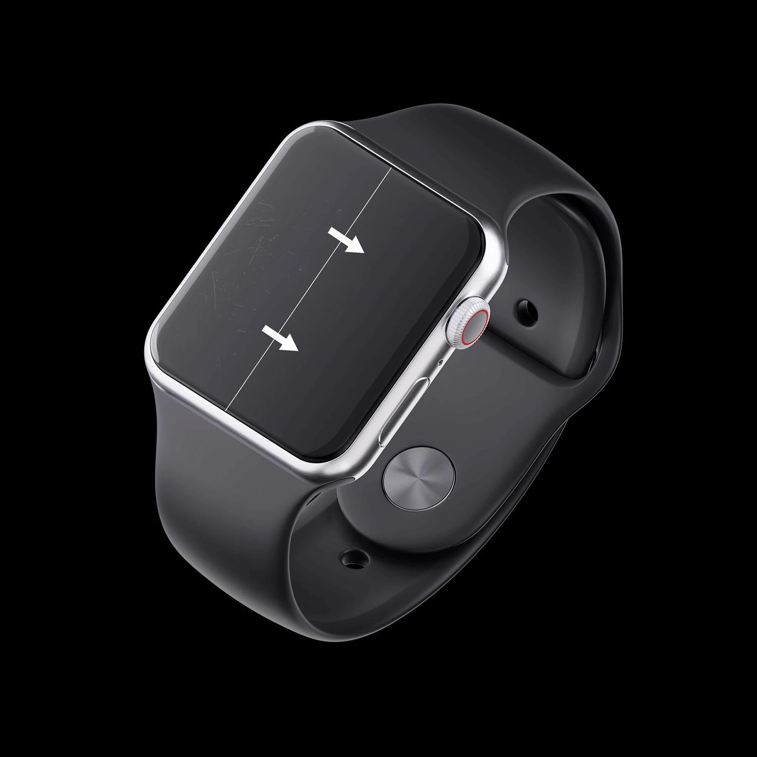 LCD apsauginė plėvelė Apple Watch SE 40mm, 3vnt