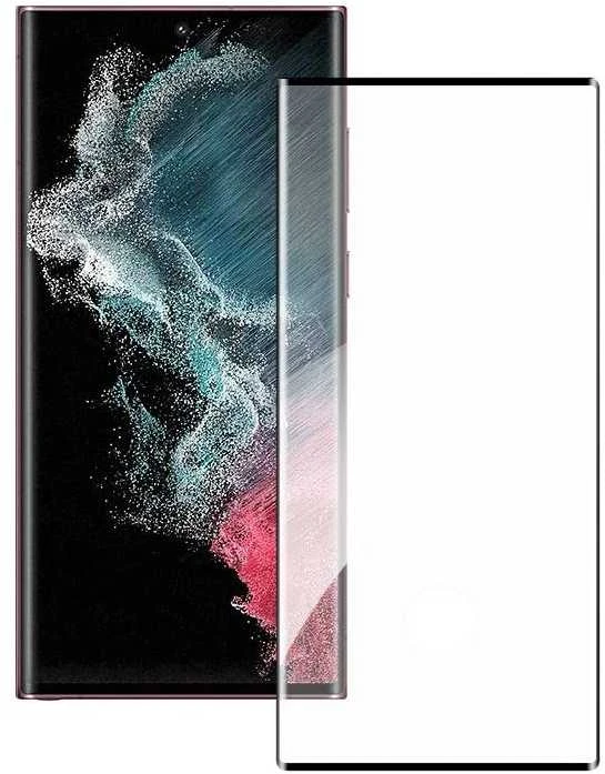 LCD apsauginis stikliukas 2.5D Tellos Samsung S928 S24 Ultra juodas