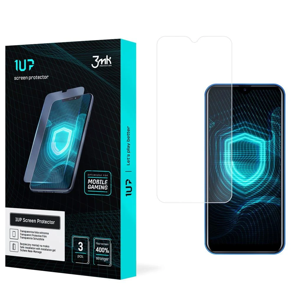 LCD apsauginis stikliukas 3mk 1UP Apple iPhone 12/12 Pro juodas