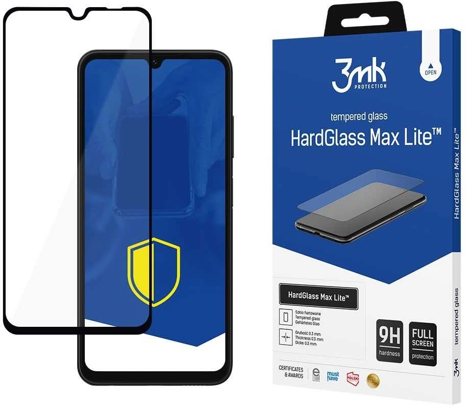 3MK HardGlass Max Lite Samsung Galaxy S24 FE S721 juodos spalvos, Fullscreen Glass Lite