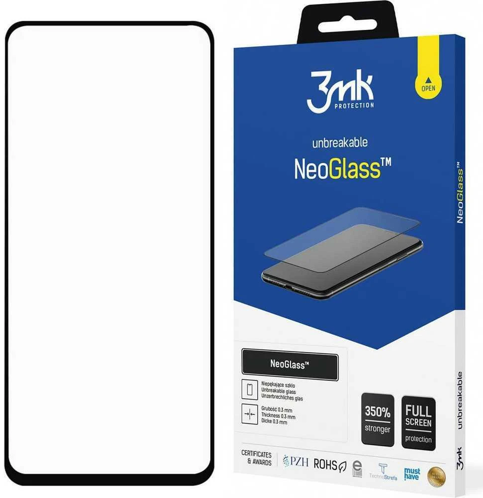 LCD apsauginis stikliukas 3mk Neo Glass Xiaomi Redmi Note 10 5G/Poco M3 Pro 5G juodas