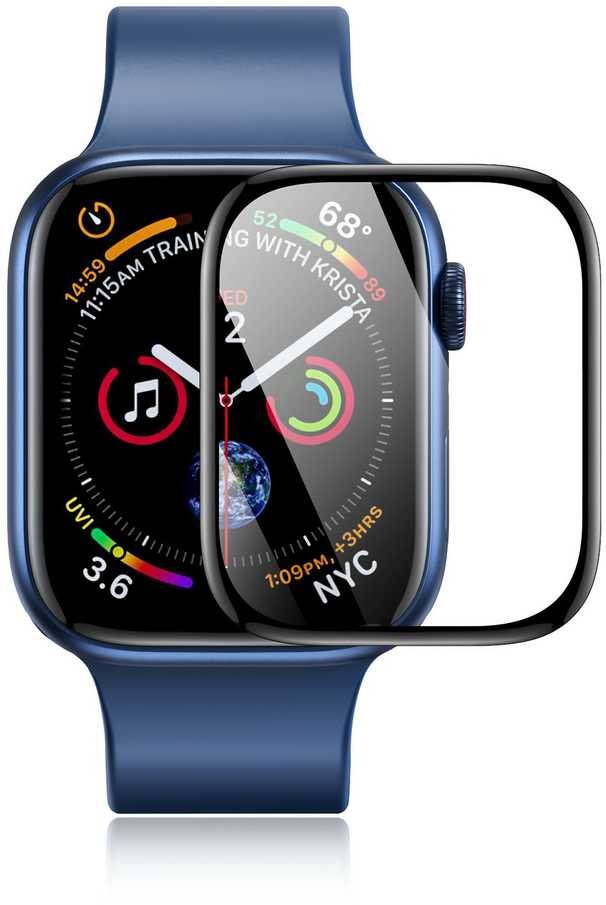 LCD apsauginis stikliukas Dux Ducis Pmma (2Pack) Apple Watch 45mm juodas