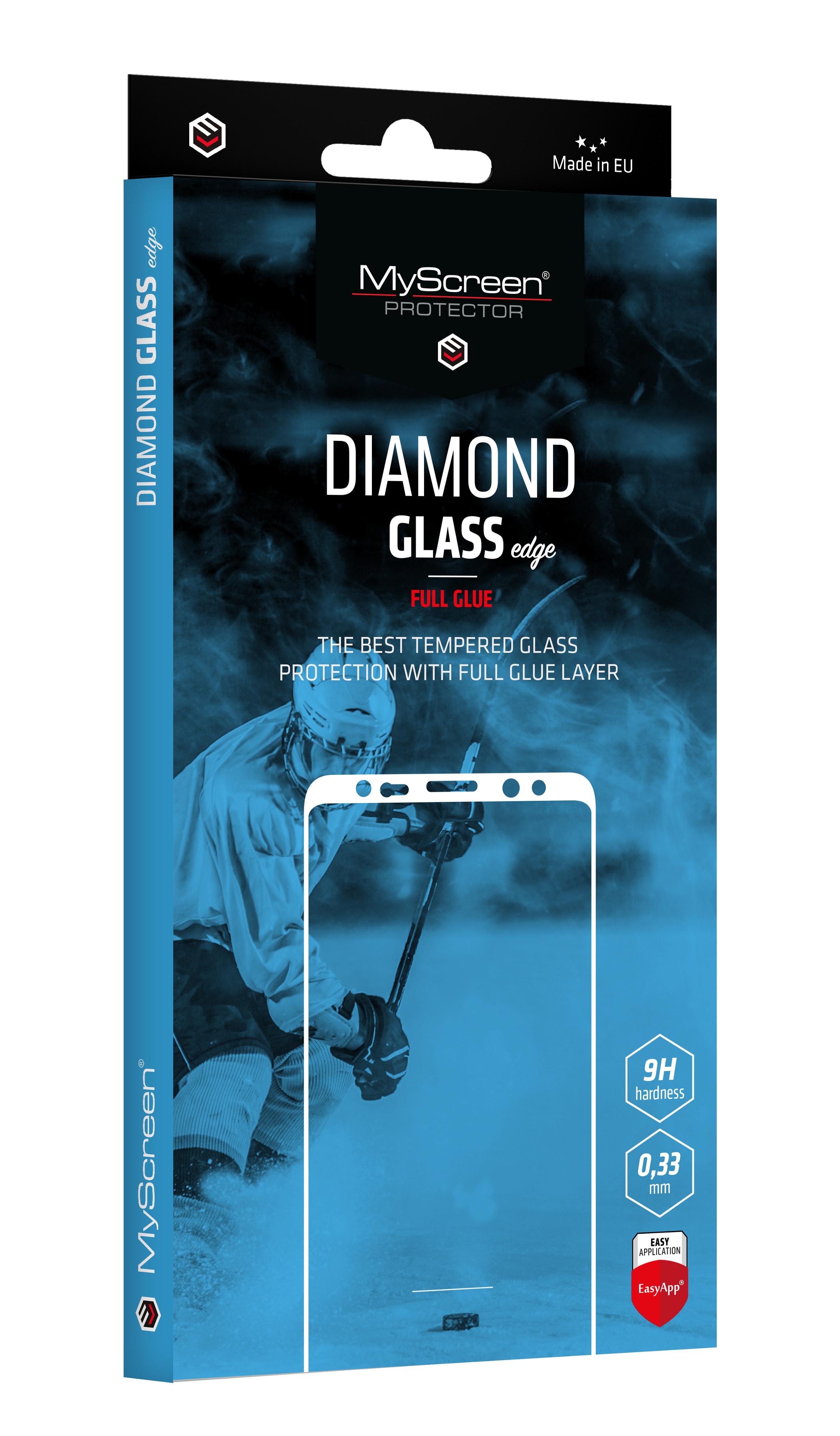 LCD apsauginis stiklas MyScreen Diamond Edge Full Glue Samsung A125 A12 juodas