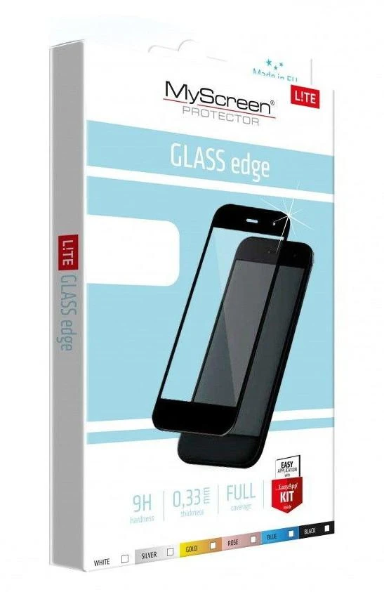 LCD apsauginis stiklas MyScreen Lite Edge Full Glue Samsung G996 S21 Plus 5G juodas