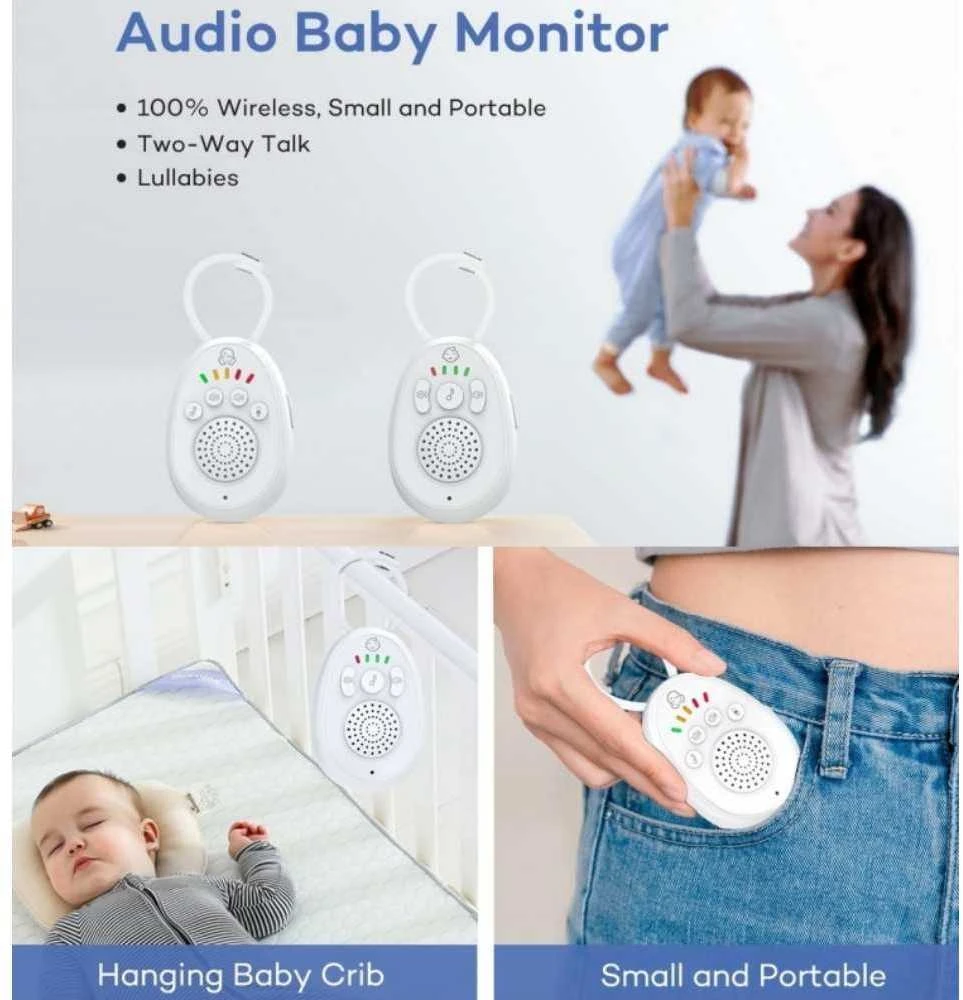 Mobili audio auklė Reach BM-1 balta