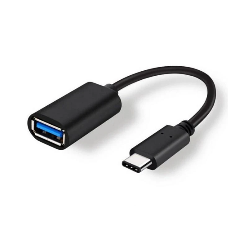 Reach Adapteris iš Type-C į USB (OTG) juodas