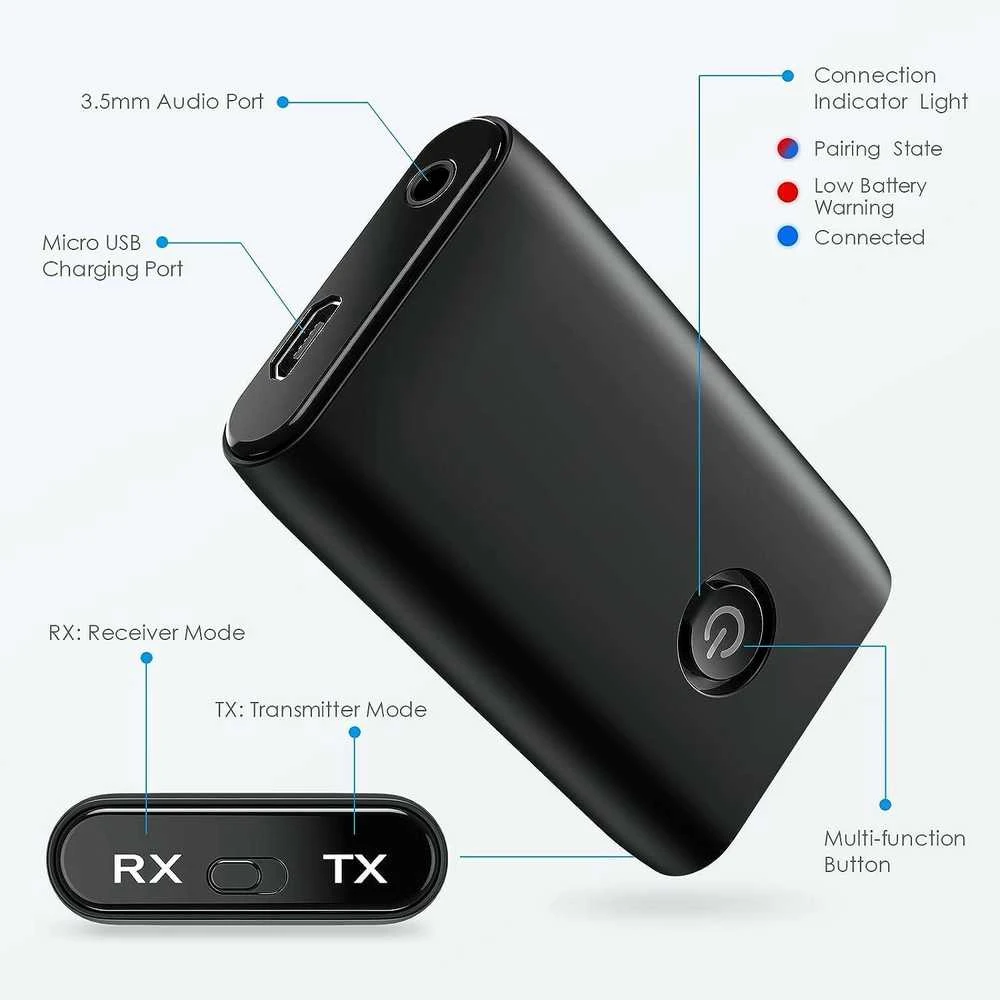 Reach Bluetooth adapteris 2 in 1 Transmitter / Receiver
