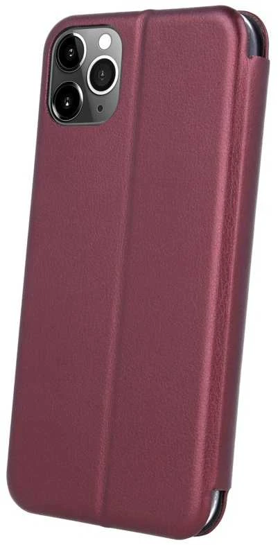 Reach Dėklas Book Elegance Apple iPhone 11 tamsiai raudonas