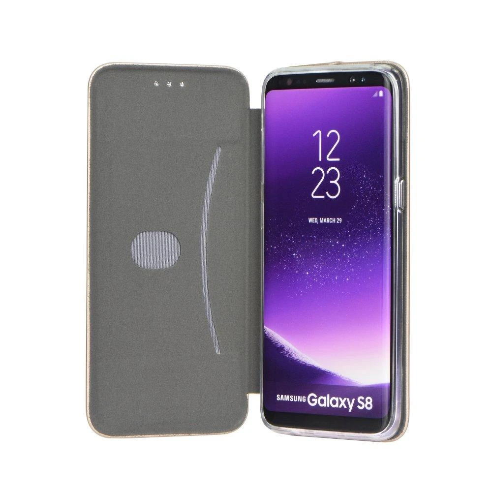 Reach Dėklas Book Elegance Samsung A202 A20e auksinis
