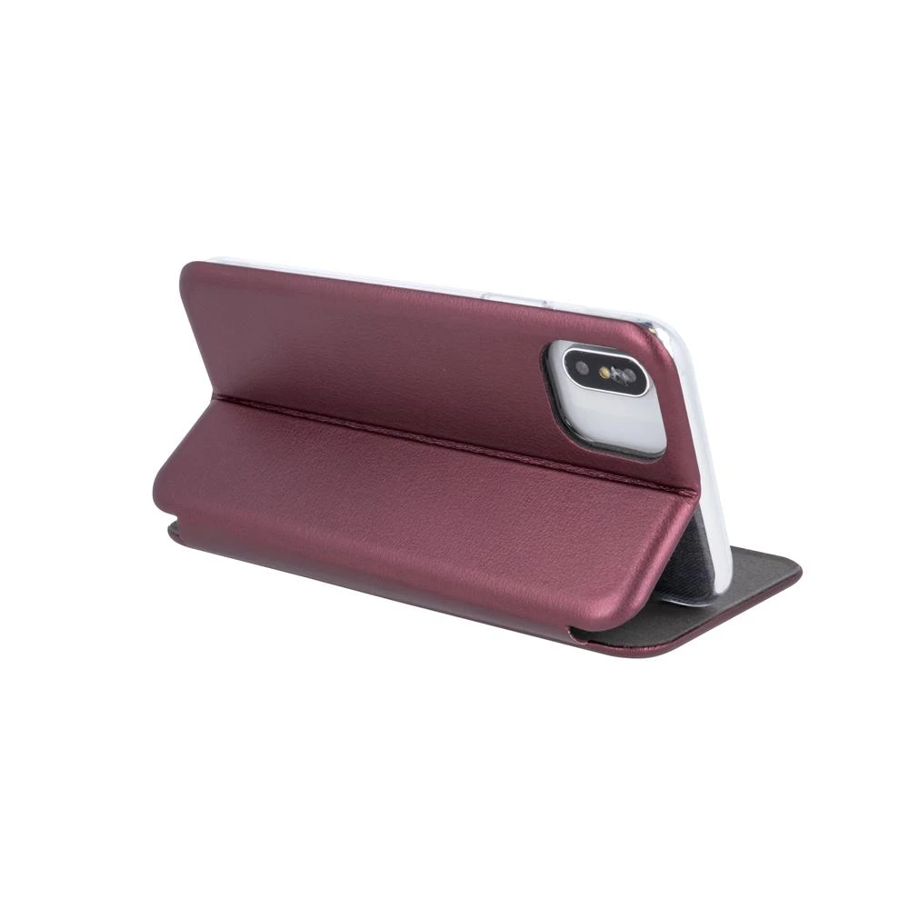 Reach Dėklas Book Elegance Samsung A415 A41 tamsiai raudonas