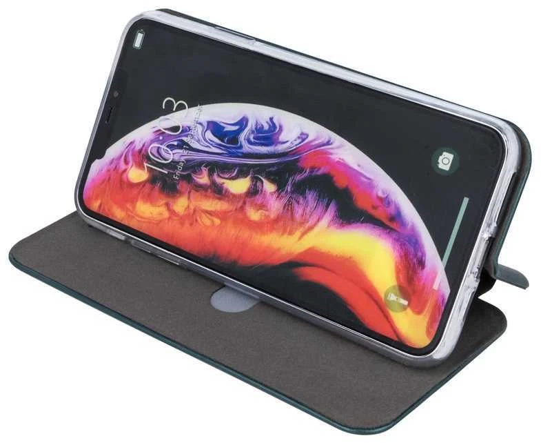 Reach Dėklas Book Elegance Xiaomi Redmi Note 12/Note 12 4G tamsiai žalias