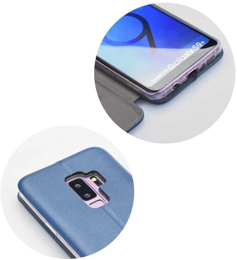 Reach Dėklas Book Elegance Xiaomi Redmi Note 12/Note 12 4G tamsiai mėlynas