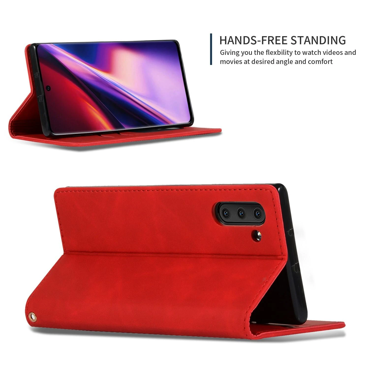 Reach Dėklas Business Style Samsung A145 A14 4G/A146 A14 5G raudonas