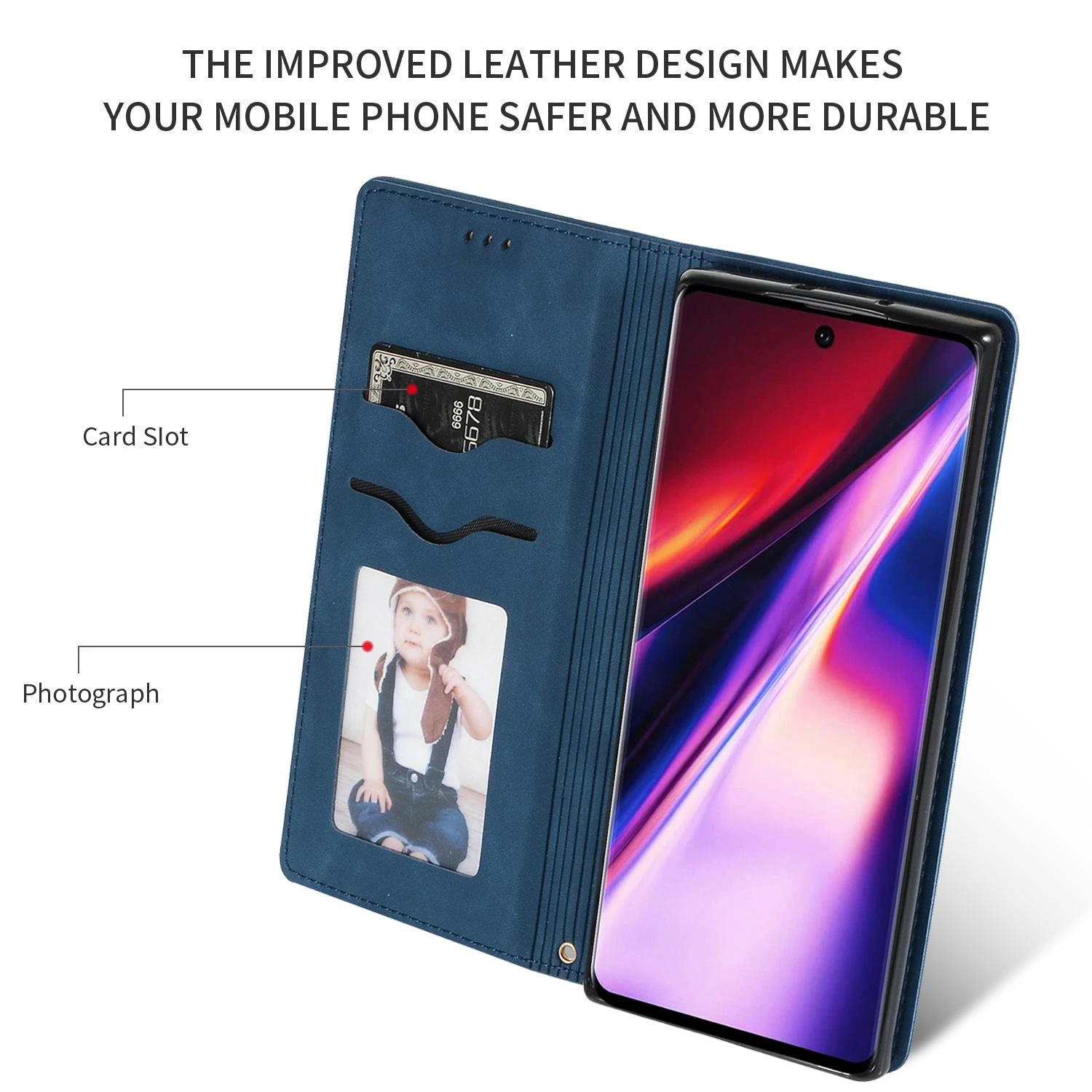 Reach Dėklas Business Style Samsung A515 A51 tamsiai mėlynas