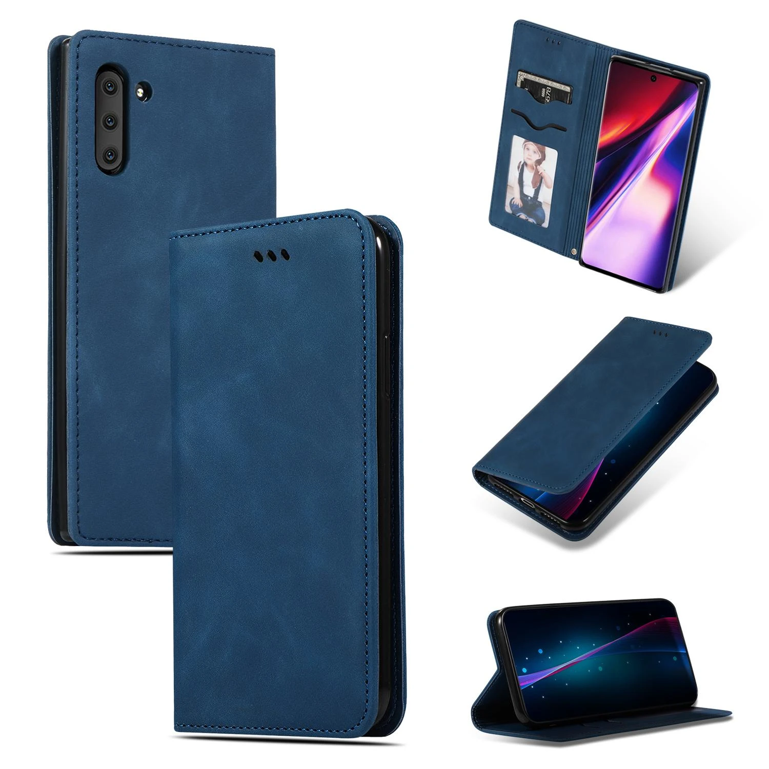 Reach Dėklas Business Style Samsung A515 A51 tamsiai mėlynas