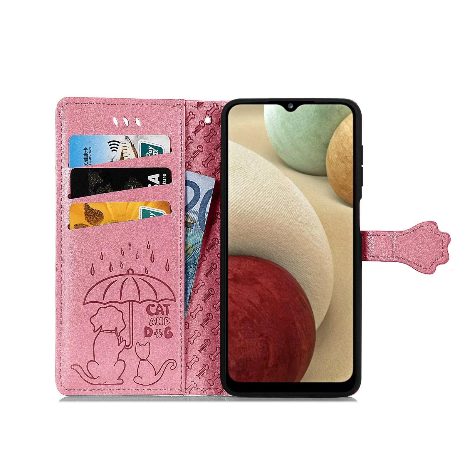 Reach Dėklas Cat-Dog Samsung A145 A14 4G/A146 A14 5G rožinis