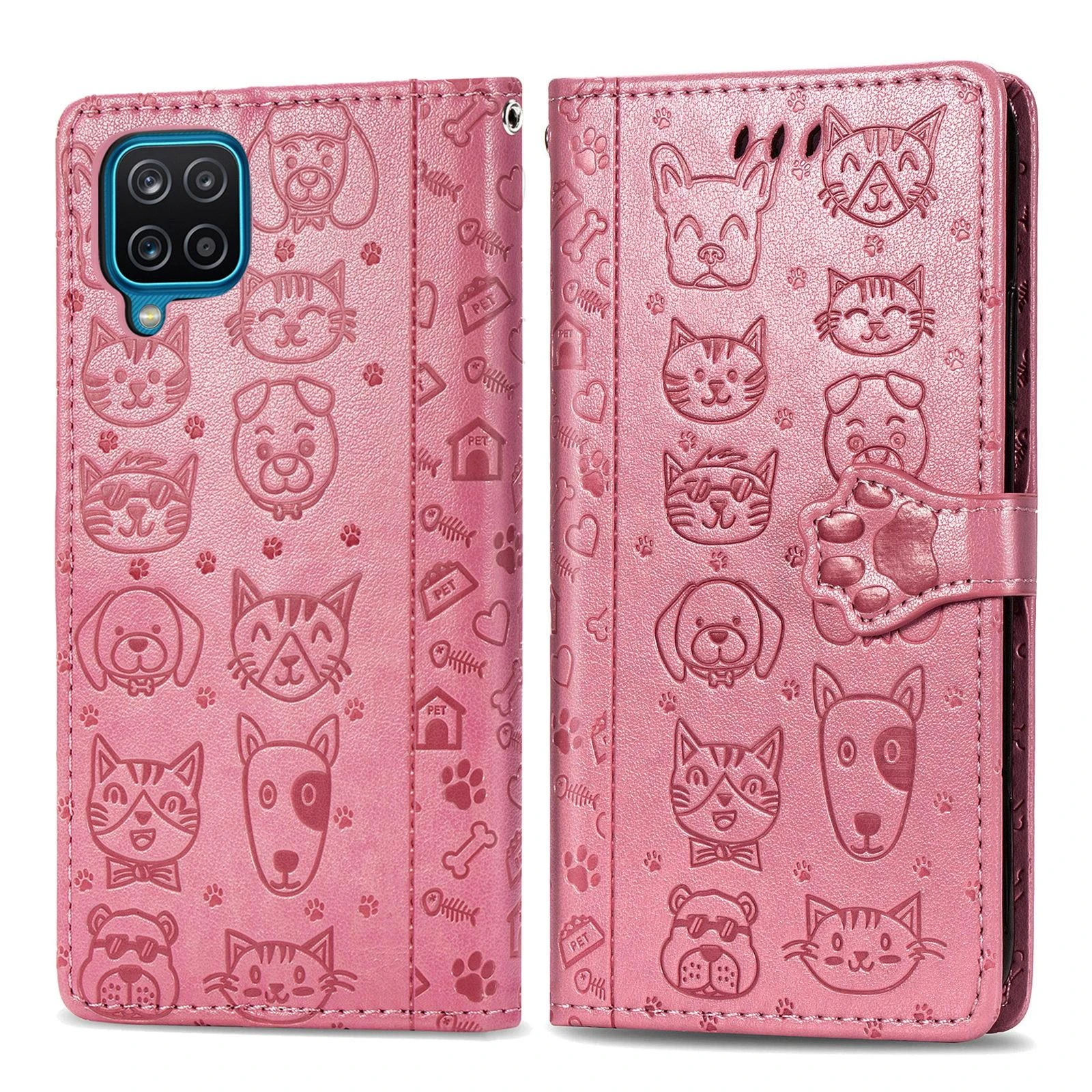 Reach Dėklas Cat-Dog Samsung A145 A14 4G/A146 A14 5G rožinis